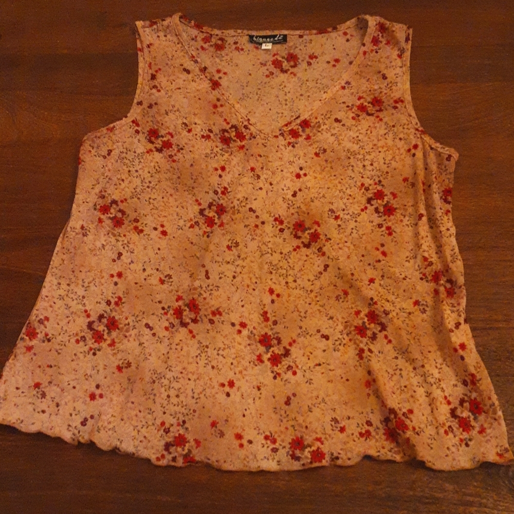 Floral Sleeveless Top